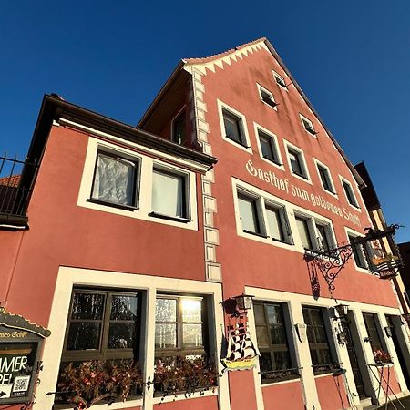 Gasthof Zum Goldenen Schiff - Lehm, Stil & Altstadtflair 马克特布赖特 外观 照片